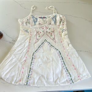 Urban outfitters white mini dress size medium M never worn